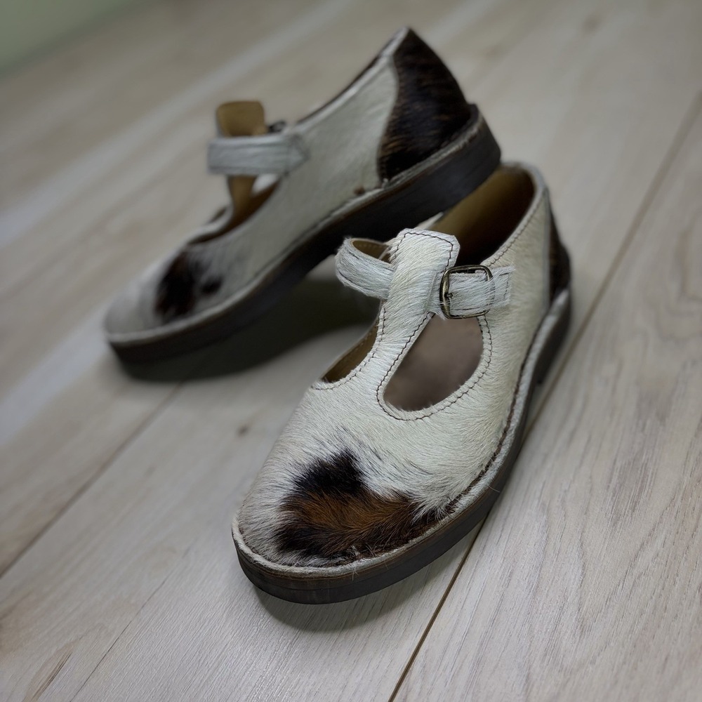 La Botte Gardiane Cowhide T-Strap Mary Jane Leather Shoes EU 39 US Women 8.5-9